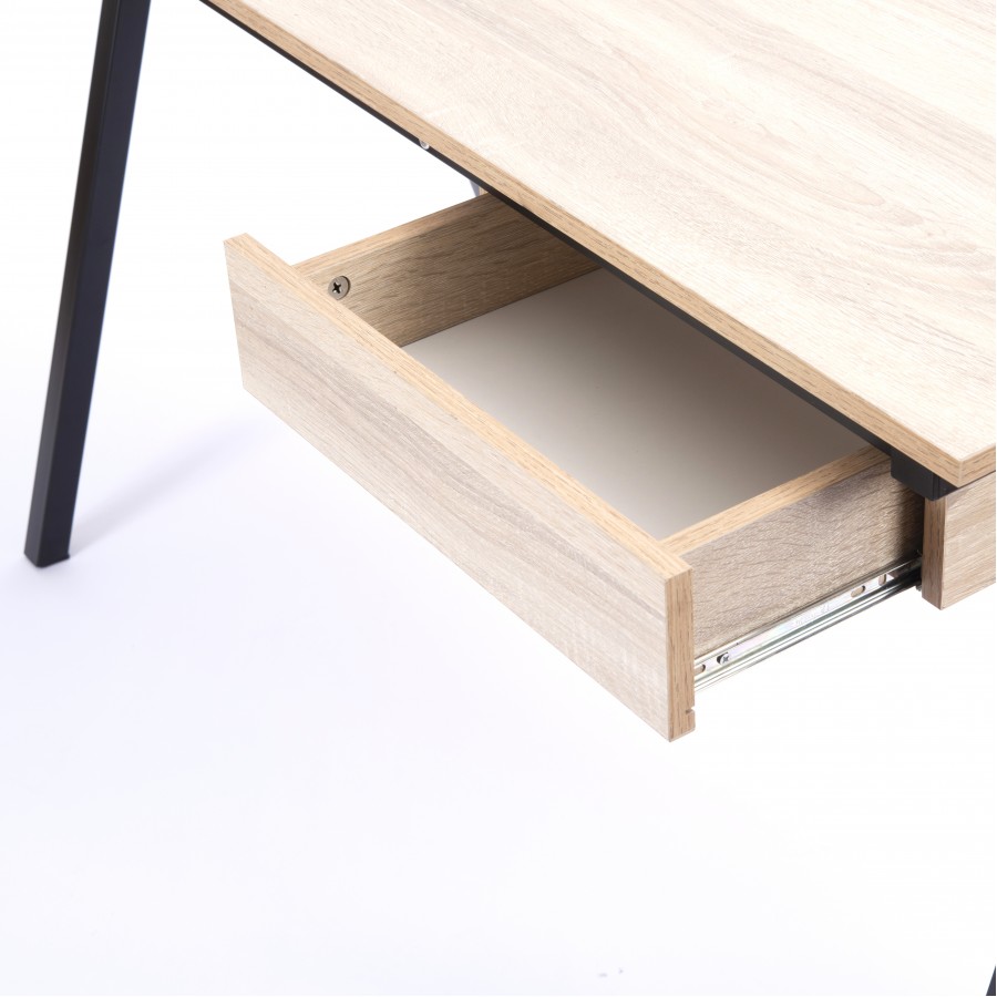 Tyrol Compact Workstation with Suspended Underdesk Drawer